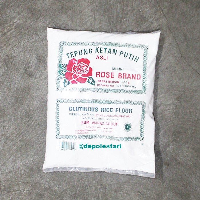 

Tepung Ketan Putih Rose Brand 500gram