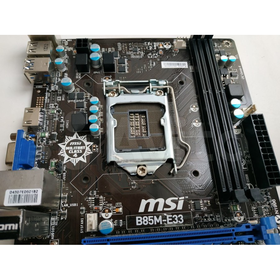 Mainboard Motherboard Mobo B85 Intel LGA1150 MSI Onboard