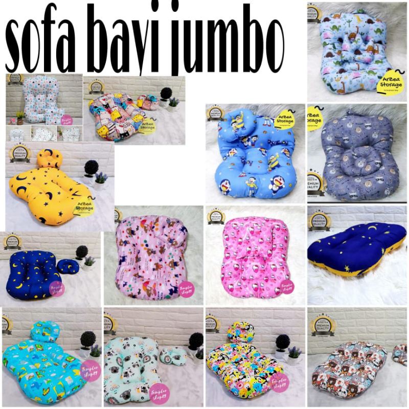 sofa bayi jumbo besar/ sofa bayi big/ kasur bayi multifungsi free bantal dan tas