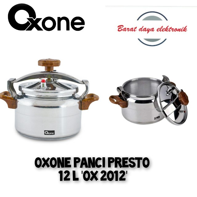 Panci Presto Oxone Alupress Panci Presto 12 LIter OX 2012 - Silver