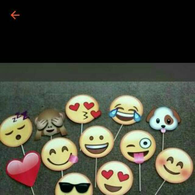 

Acc photobooth emoji isi 12pcs