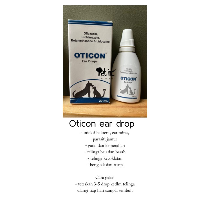 Oticon ear sale drops for dogs