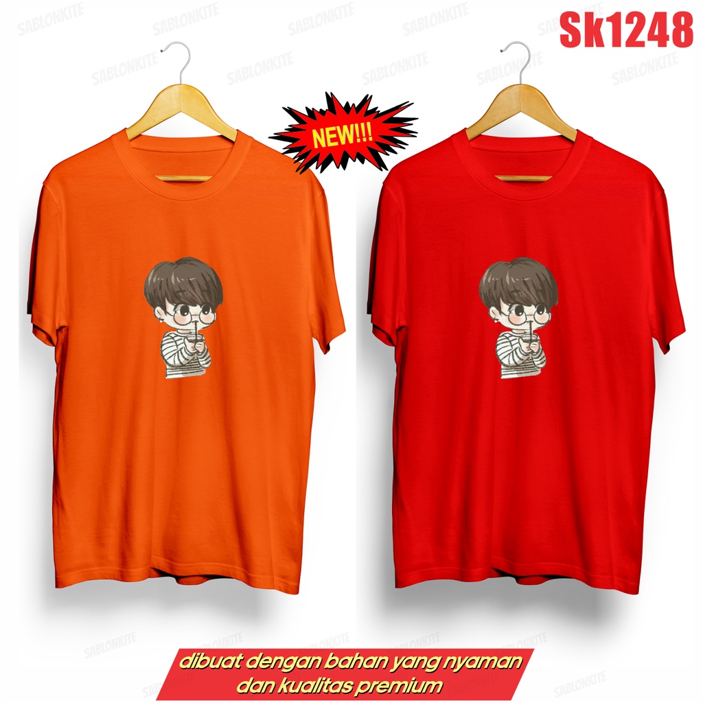 MURAH!!! KAOS KPOP JUNGKOOK JK SK1248 UNISEX ADA KAOS ANAK