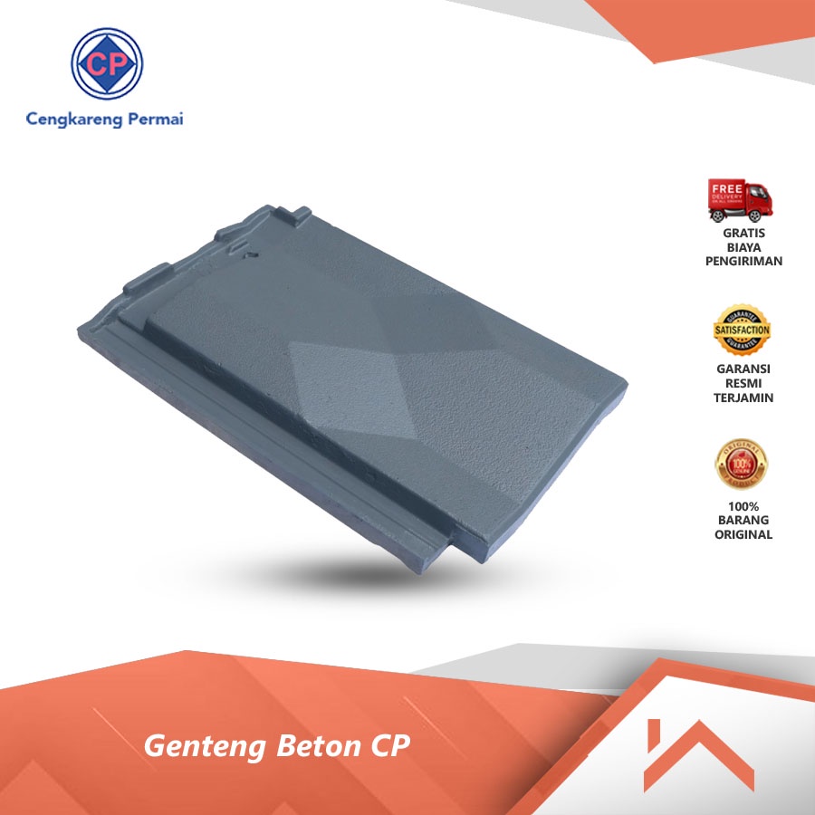 Genteng Beton CP Premium Flat Diamond