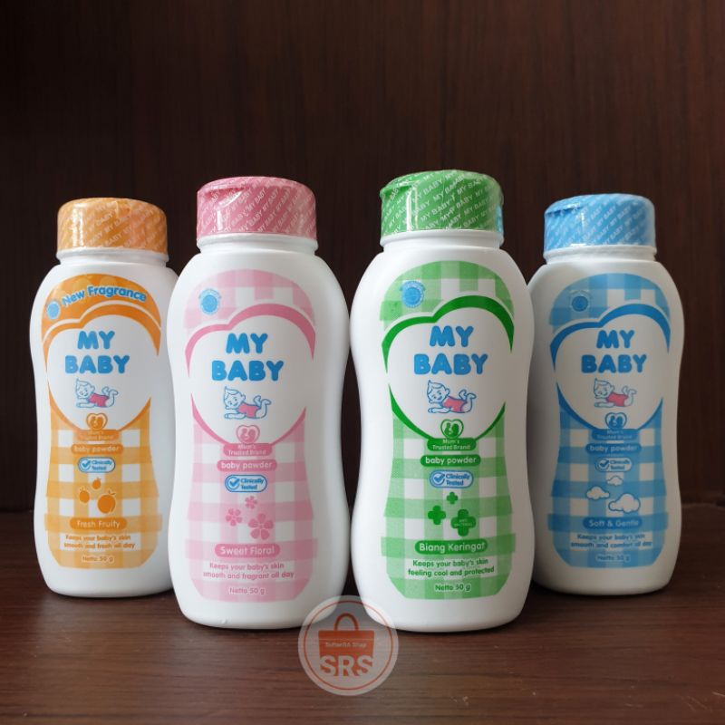 My Baby Baby Powder 50g / Bedak Bayi My Baby POWDER 50G MY BABY