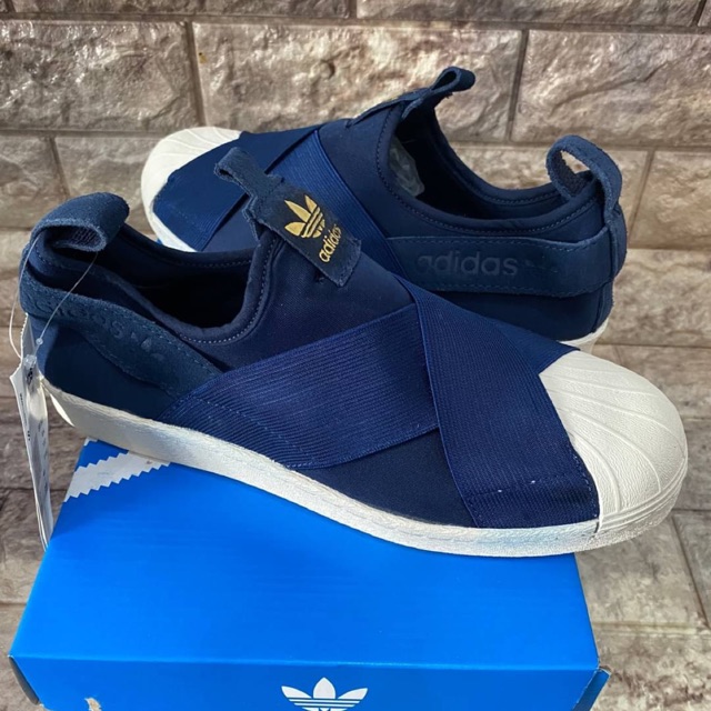 Sepatu Pria Wanita Couple - Adidas Superstar Slip On - ORI INDONESIA