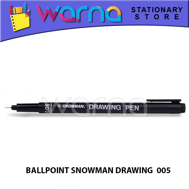 

PEN PULPEN BOLPEN BALLPOINT SNOWMAN DRAWING PEN 0.05