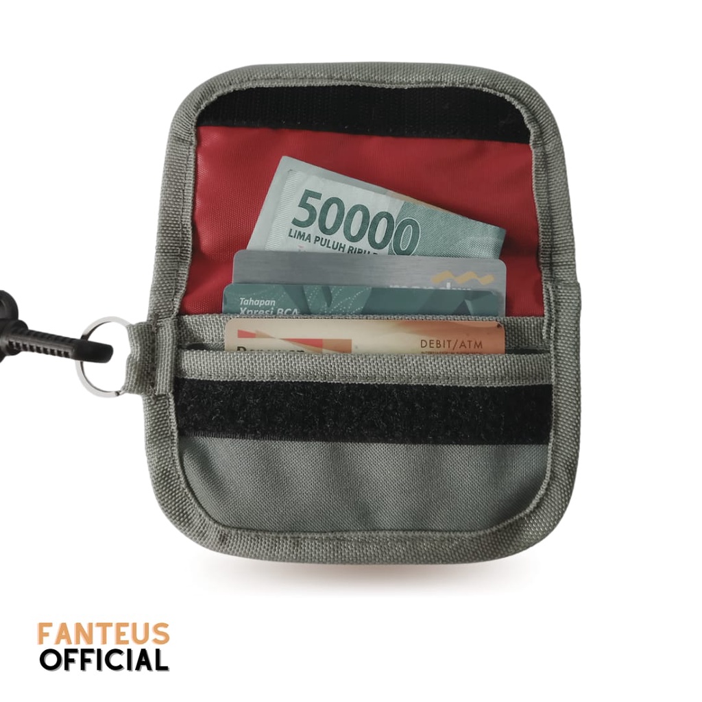 Sako Hanging Wallet Dompet Kartu Gantung Leher Bolak Balik Fashion Korea