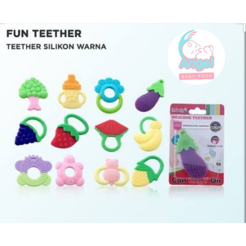 Reliable teether 8844 mix 1pcs