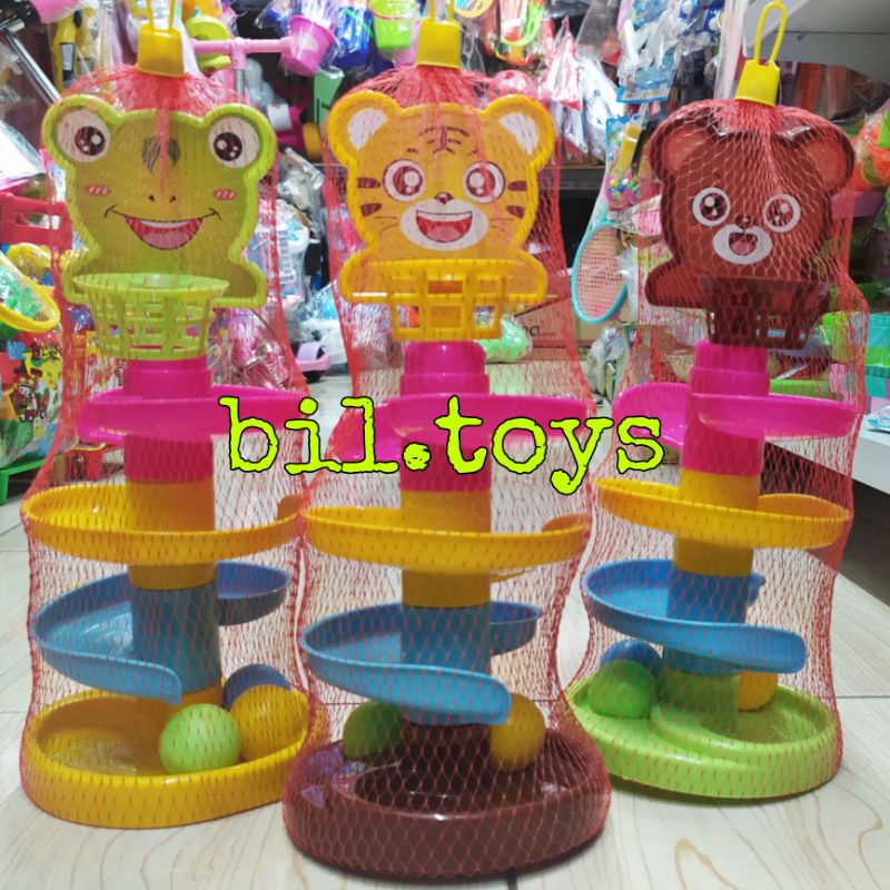 MAINAN ANAK ROTATING ORBIT MAINAN ROLLING BALL SPIRAL TOWER MAINAN EDUKASI ROLING BALL SH220 SH225