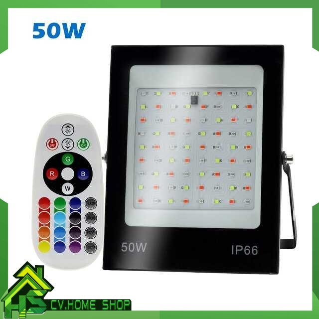 Green Wisdom Lampu Sorot LED Flood Light 50W RGB