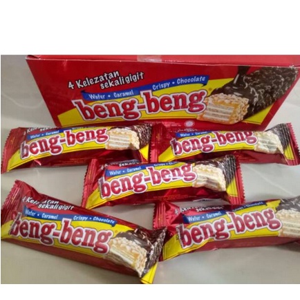 

Beng-beng Wafer Coklat Caramel Beng beng Coklat Cokelat isi 17pcs x20gr