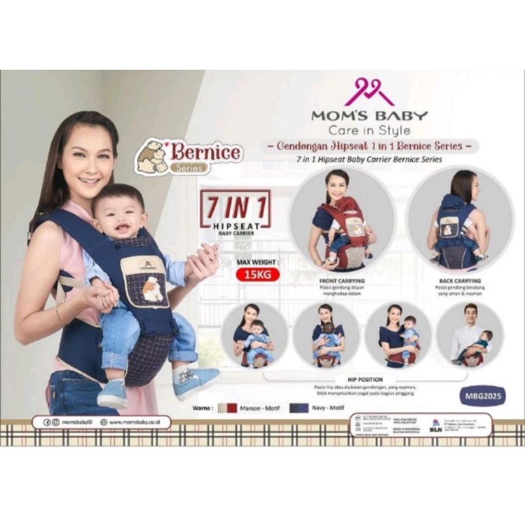 SALE GENDONGAN BAYI HIPSEAT MOM'S BABY - GENDONGAN DUDUK MOM'S BABY MBG mbg 2025