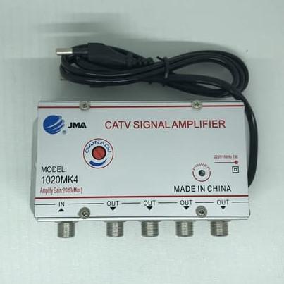Signal Booster Antena Tv / Catv Signal Amplifier 4 Way