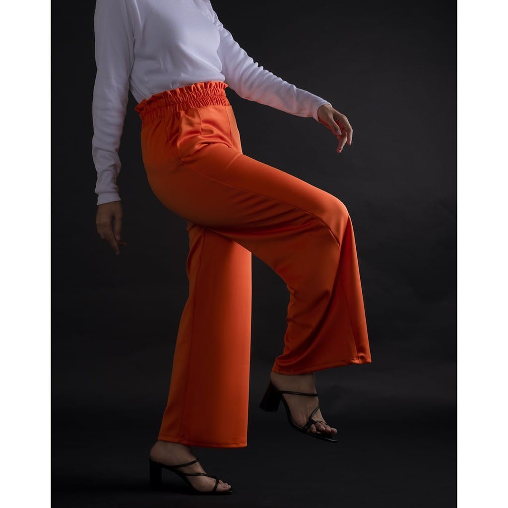 Celana Kulot Highwaist Rempel Wanita