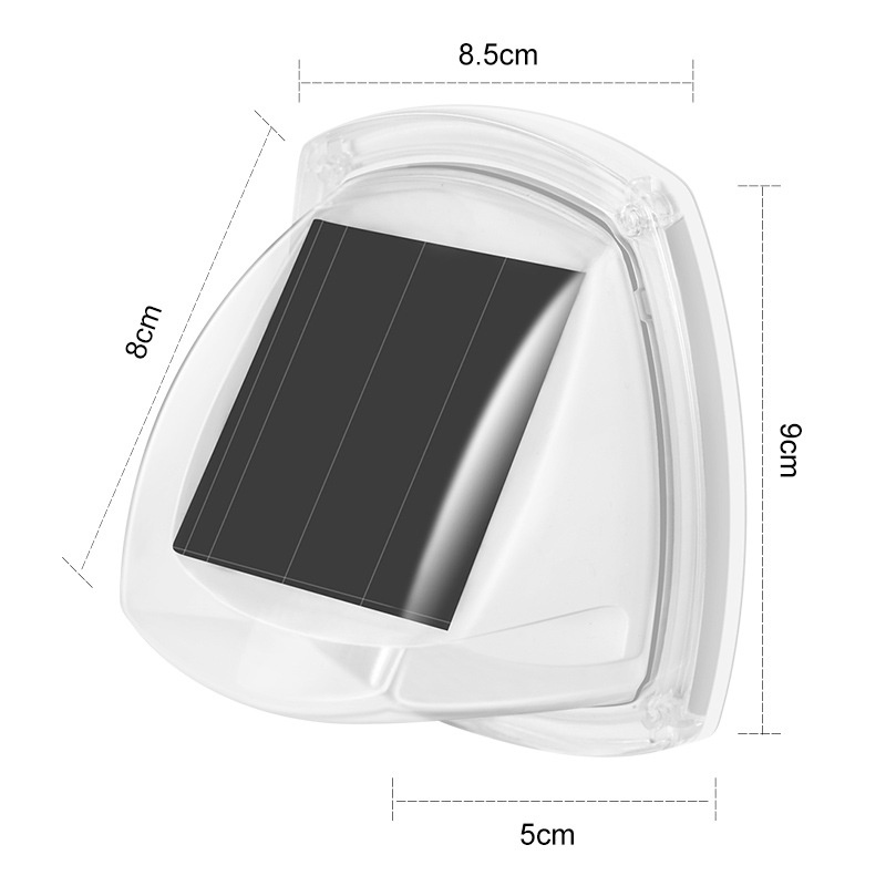 (Solar Sensor Lampu Dinding 8 Led Hemat Energi Ramah Lingkungan Tahan Air Untuk Taman