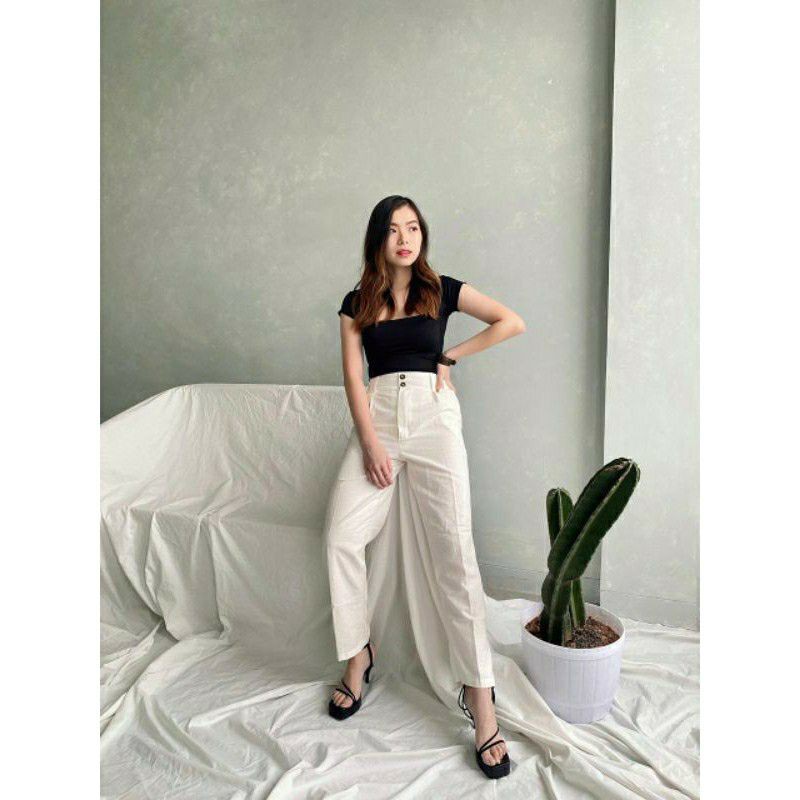 Celana Linen / Kulot Linen / Kulot Highwaist linen