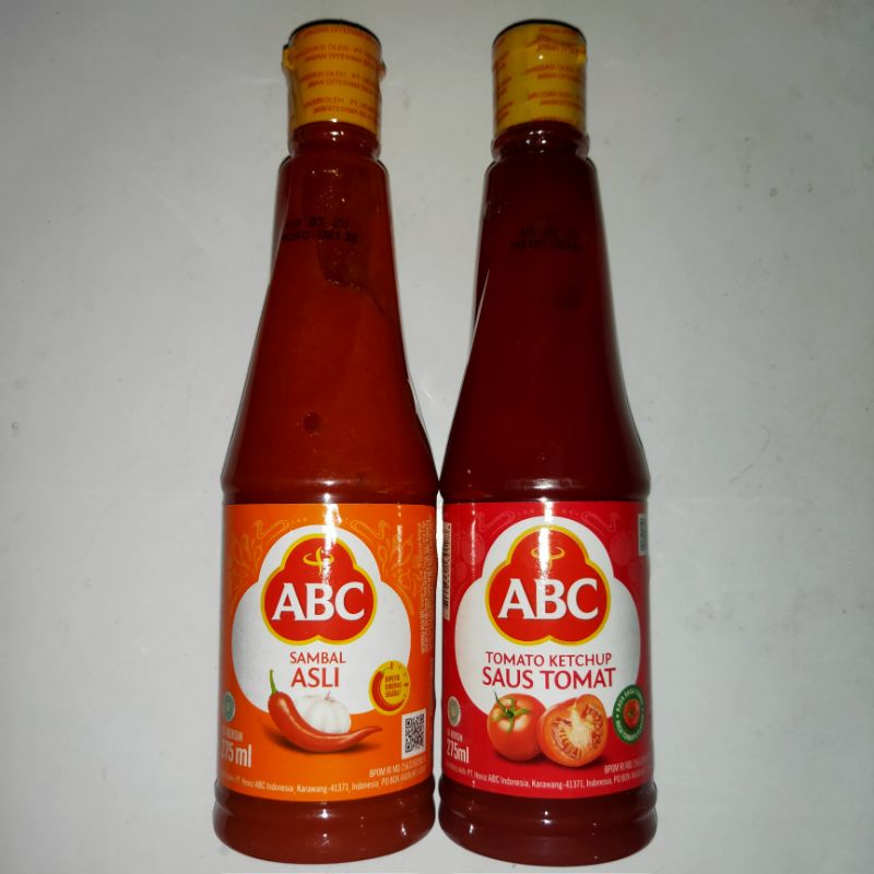 

ABC SAUS TOMAT / TOMATO KETCHUP, SAOS SAMBAL ASLI 275ml KraftHeinz