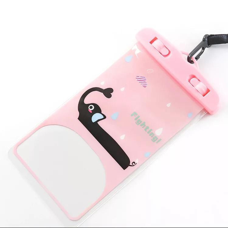 SARUNG HP ANTI AIR KARAKTER LUCU / WATERPROOF CASE HANDPHONE POUCH BAG / COVER HP ANTI AIR UNIVERSAL CASE HP ANTI AIR