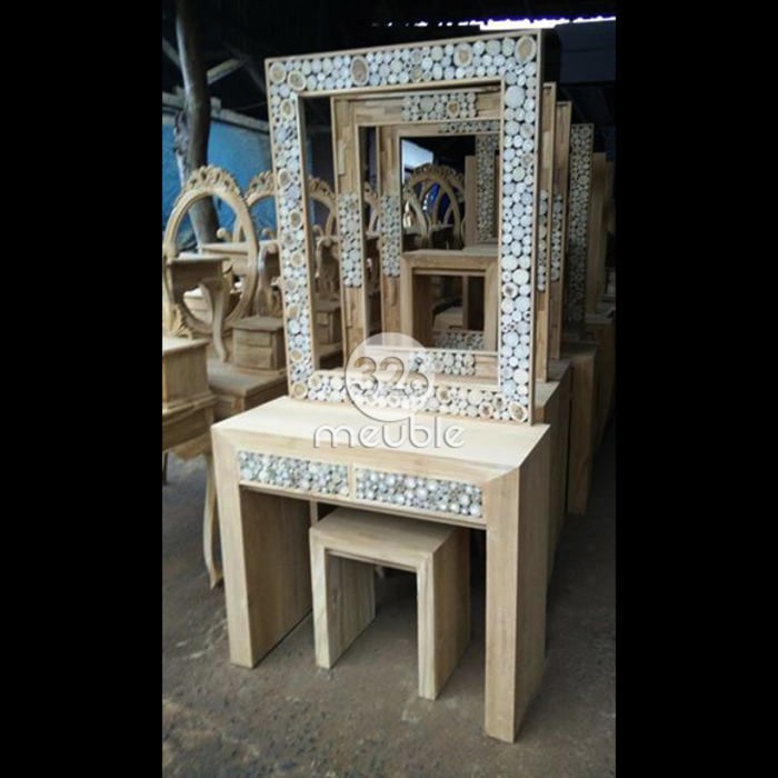 Meja Rias Minimalis Koin Jati, Tolet Minimalis, Meja Kaca Minimalis