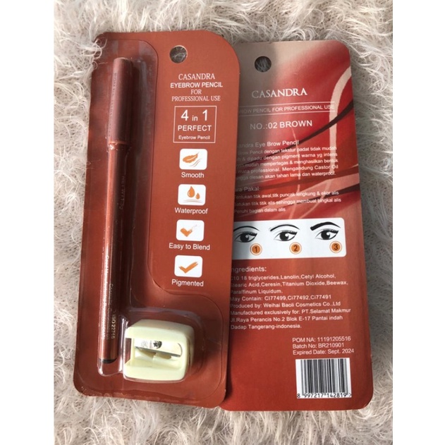 Casandra Perfect EyeBrow Pencil 4 in 1