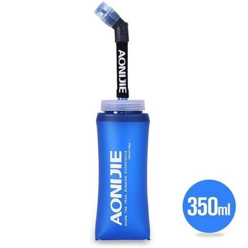 BISA COD AONIJIE 350ml soft flask with long straw