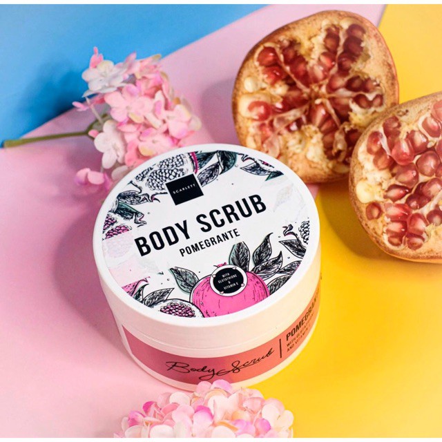 BODY SCRUB ROMANSA/POMEGRANTE 250gr FULL SIZE