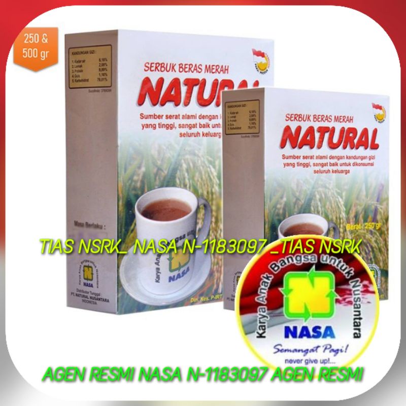 

Produk Kesehatan. SBMNB Serbuk Beras Merah Natural Besar (500 Gram)