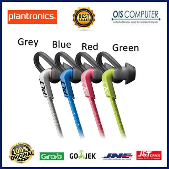 Plantronics Bluetooth Headset Backbeat Fit 305 hedphone backbeat305 - Red