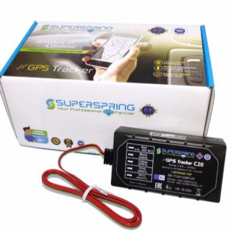 Gps tracker Superspring pelacak kendaraan mobil motor VT20