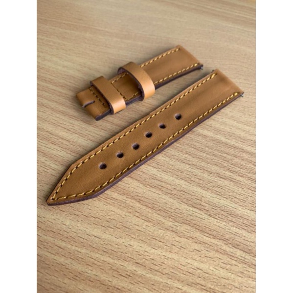 Strap Tali Jam Tangan Kulit sapi Asli handmade 22mm