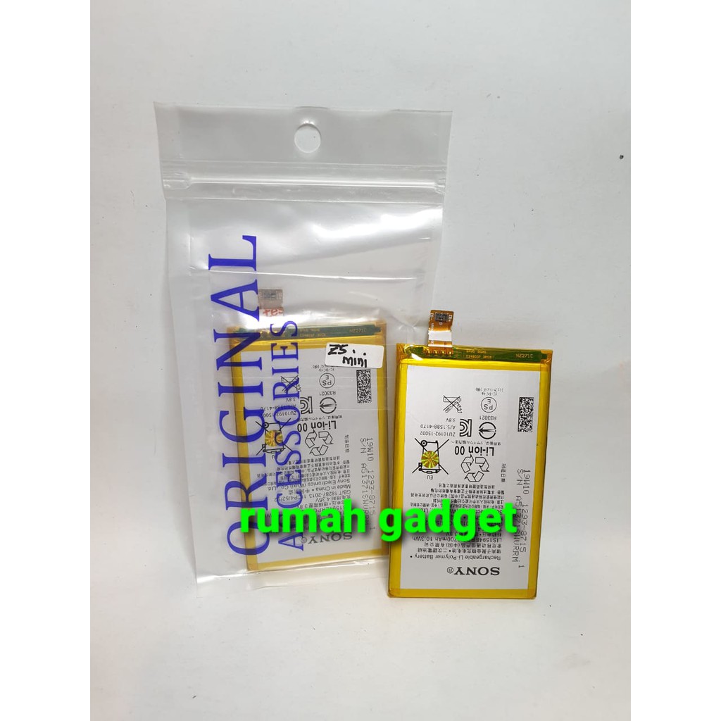 BATERAI EXPERIA Z5 MINI/E5803 Z5 COMPACT ORGNAL