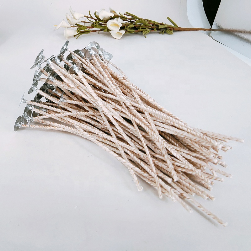 Cotton Candle Wick / Sumbu Lilin Katun Eco Wick Friendly - Pre Wax (20pcs/50pcs)