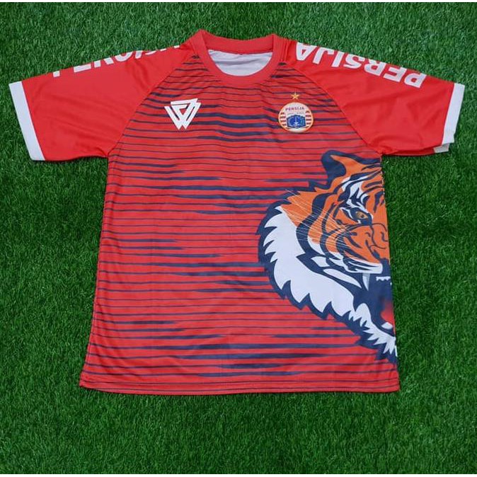 BI9 SALE JERSEY PERSIJA TRAINING TIGER ROAR MERAH LIGA 1 GRADE ORI SDWD