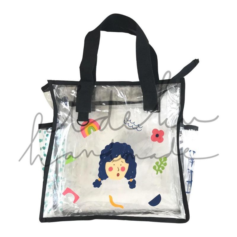 

Clear bag Pubi Idekuhandmade