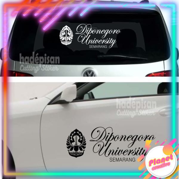 Stiker Mobil Cutting Sticker Body & Kaca Mobil - UNDIP Semarang