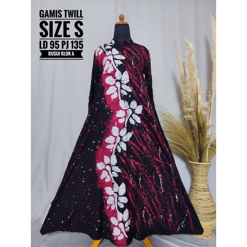 gamis twill size S