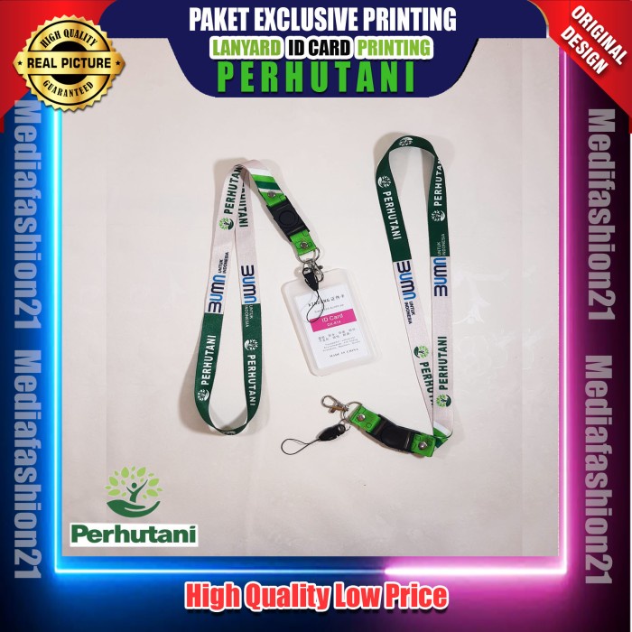 

Hemat Lanyard Id Card Printing Perhutani Premium - Paket Murah Berkualitas Hemat