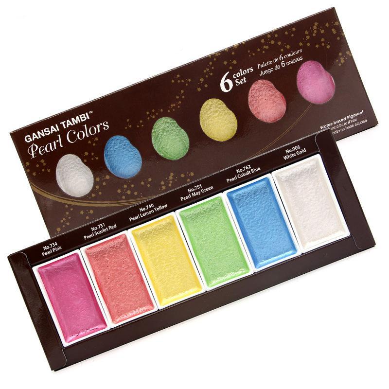

GANSAI TAMBI - PEARL COLOR 6 COLOR SET
