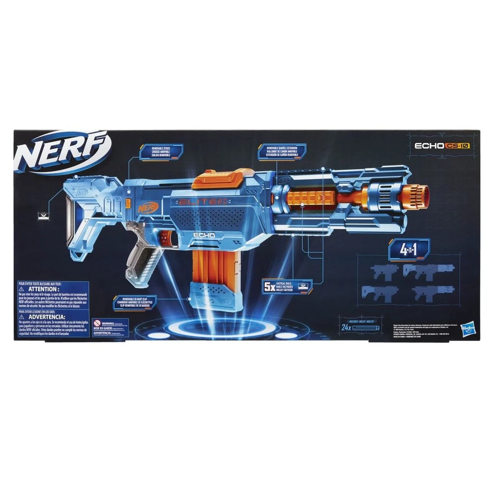 Jual Nerf Elite 2.0 Echo Cs-10 Blaster Indonesia|Shopee Indonesia