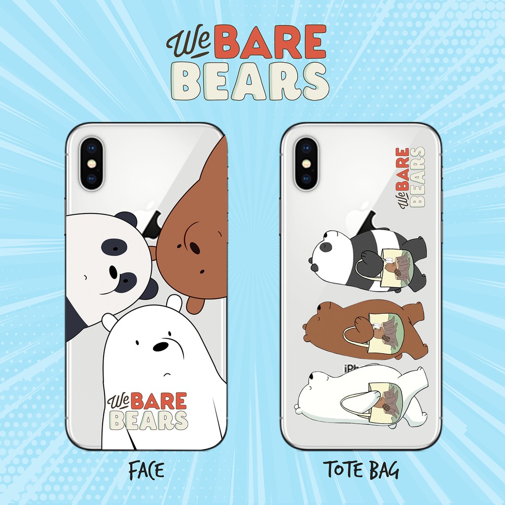 custom case we bare bears lucu xiaomi oppo vivo iphone samsung softcase f7 redmi note 5