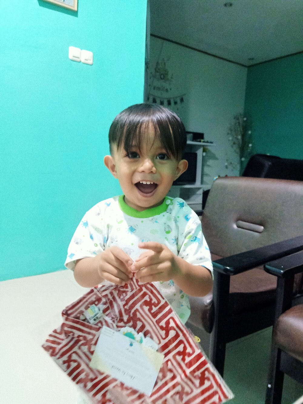 Pop Kidswear   Indra Batik - Kemeja Batik Anak 1-6 Tahun Merah