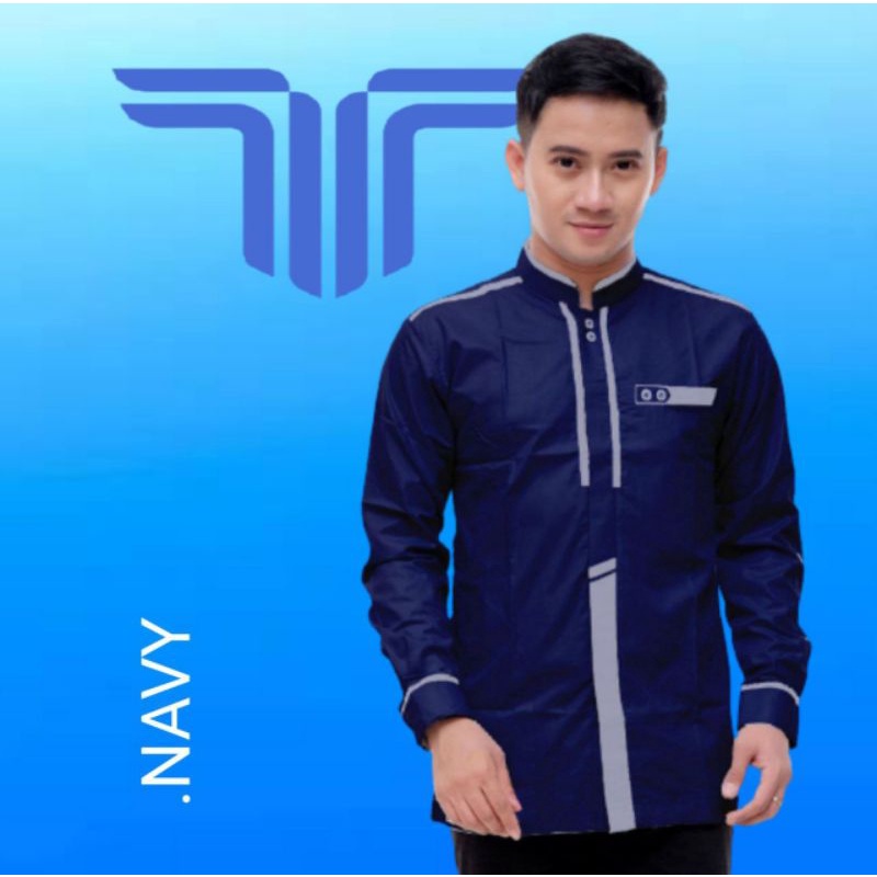 Koko Elrumi Katulistiwa // Koko Elrumi Kakedo Casual // Kemeja Pria // Ramadan Sale // Baju Koko Dis