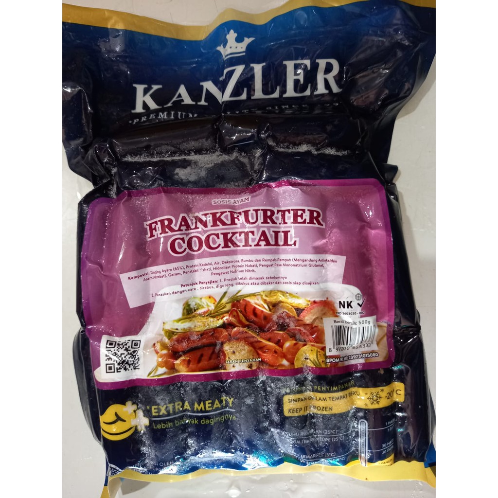 Kanzler Frankfurter Cocktail / sosis ayam
