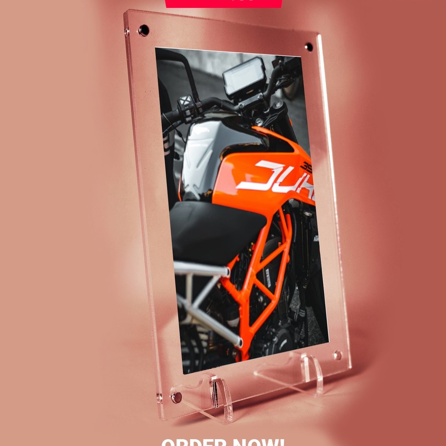 frame akrilik/frame magnet/ frame bingkai akrilik 4R 2mm