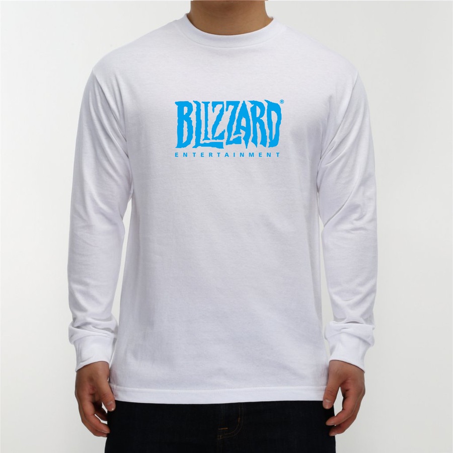kaos blizzard lengan panjang / baju blizzard longsleeve