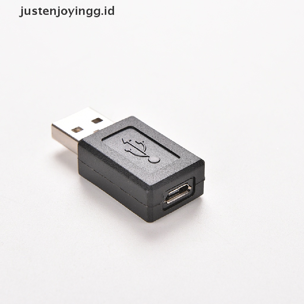 // justenjoyingg.id // Firm USB 2.0 A Male to Micro USB B Female M/F Adapter Converter Connector ~