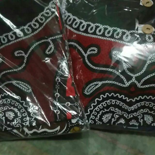 Kaos Dashiki - Kaos Batik Etnik Unisex Jefri Putih - L/dewasa