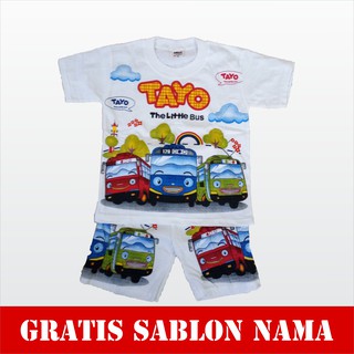 Baju Anak Setelan TAYO Kaos Anak Laki Laki Perempuan Murah Baju Anak Setelan TAYO Kaos Anak Laki Laki Perempuan Murah