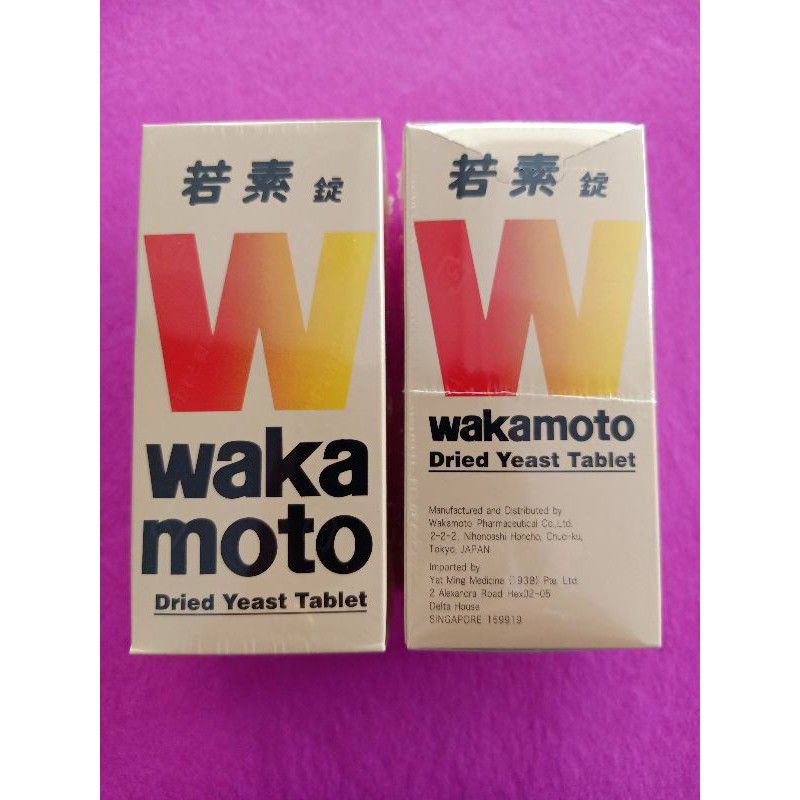 Wakamoto Dried Yeast Tablet /Obat Maag / Nyeri Lambung
